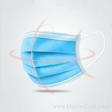 Nonwoven elastic earloop face mask